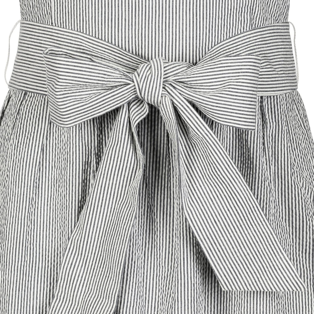 Organic A-Line Dress with Sash