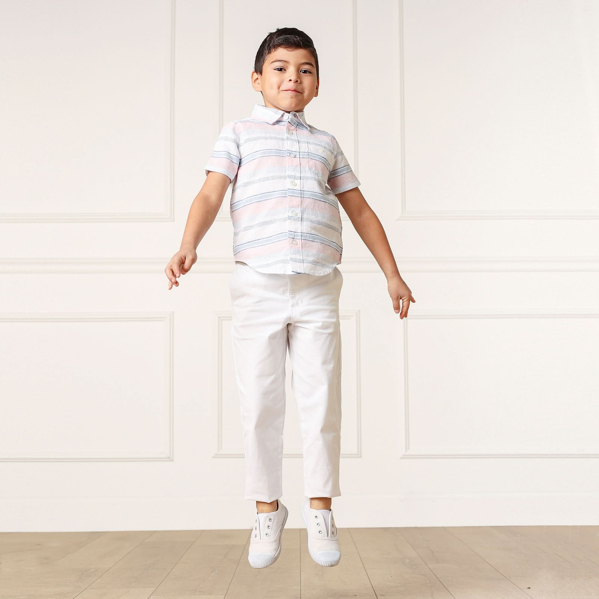 Linen Short Sleeve Button Down Shirt
