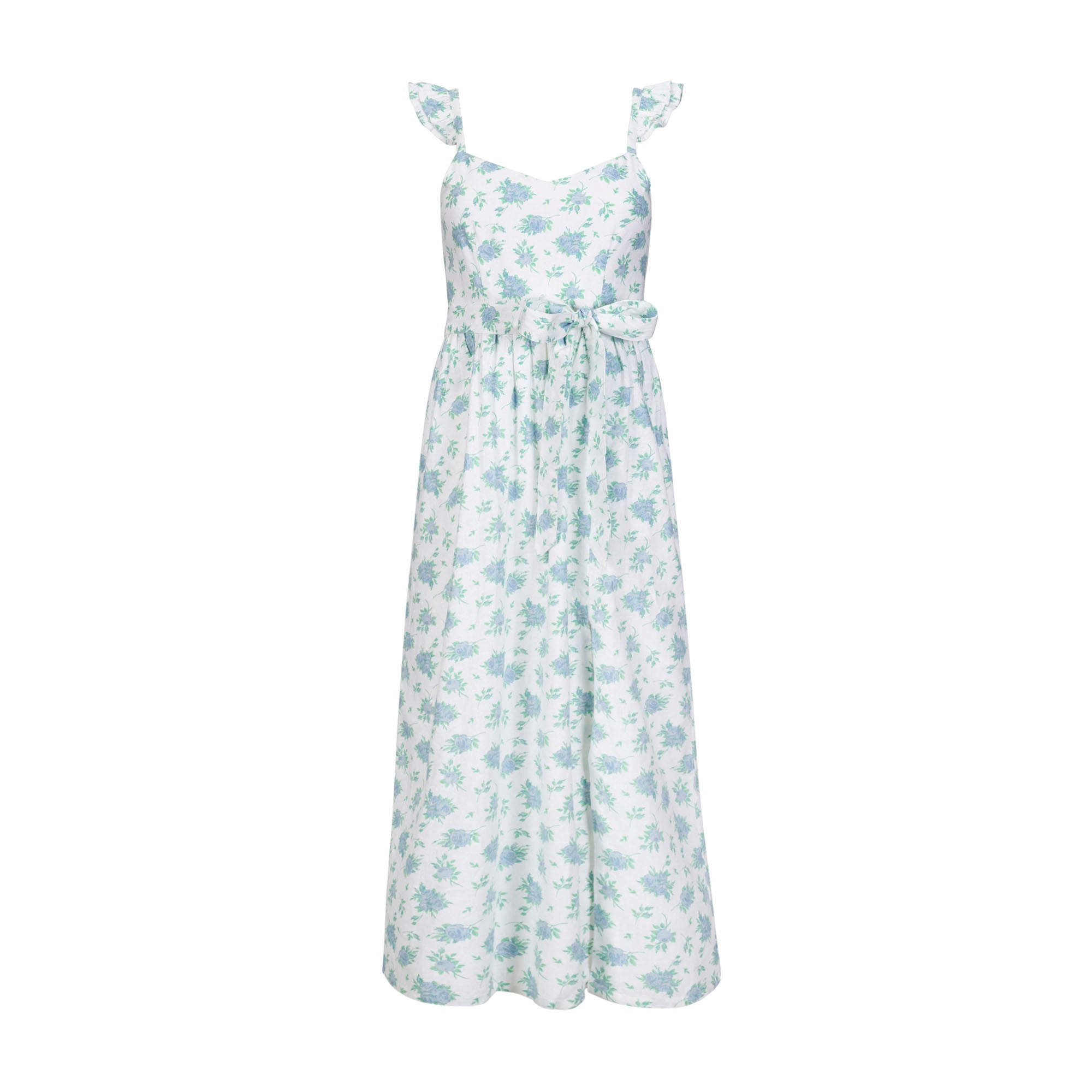 Linen Flutter Party Dress