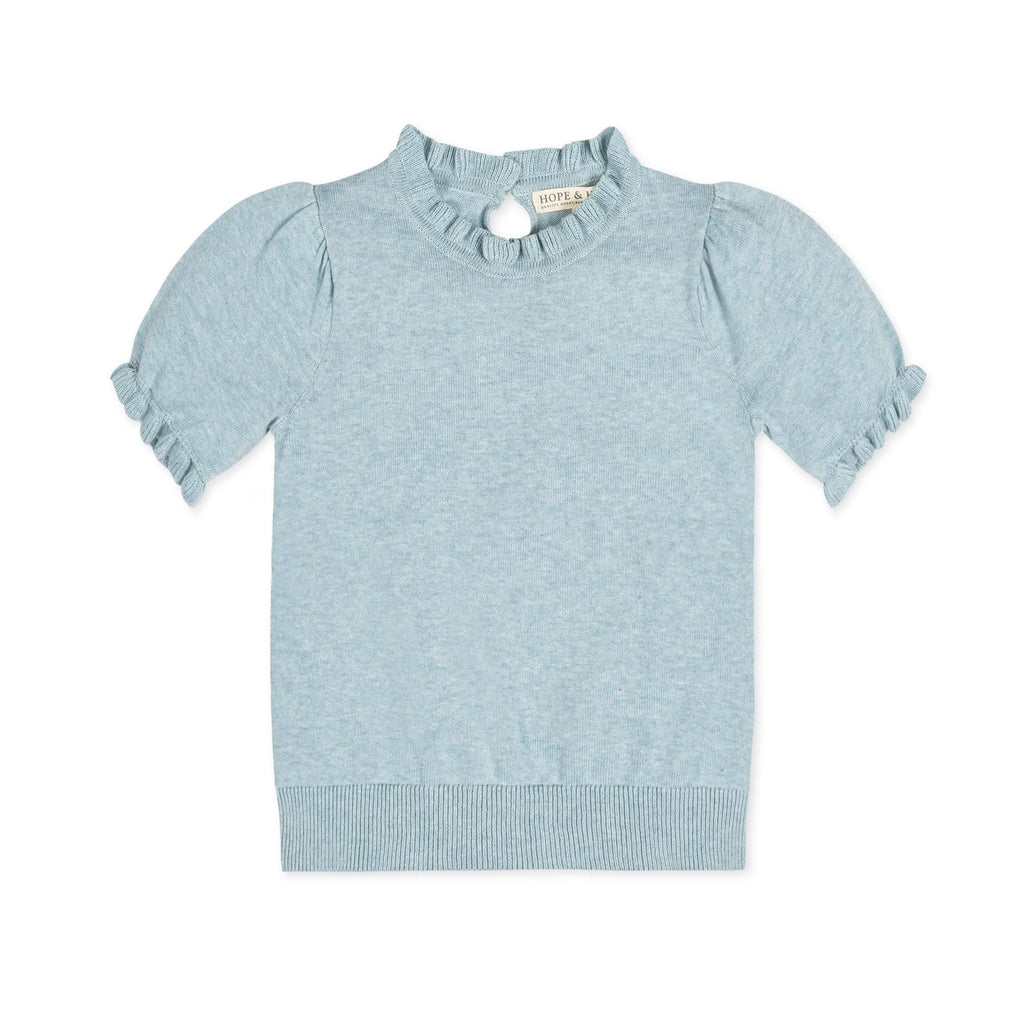Organic Puff Sleeve Sweater - Baby