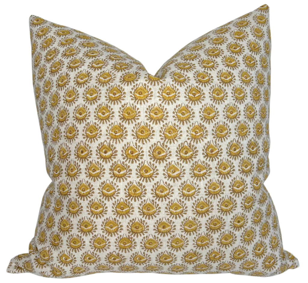Lyon Pillow Cover in Saffron, Walter G Textiles