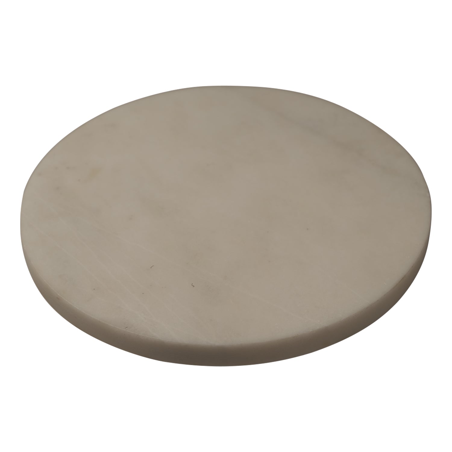 10" Round White Marble Cake / Candle Stand