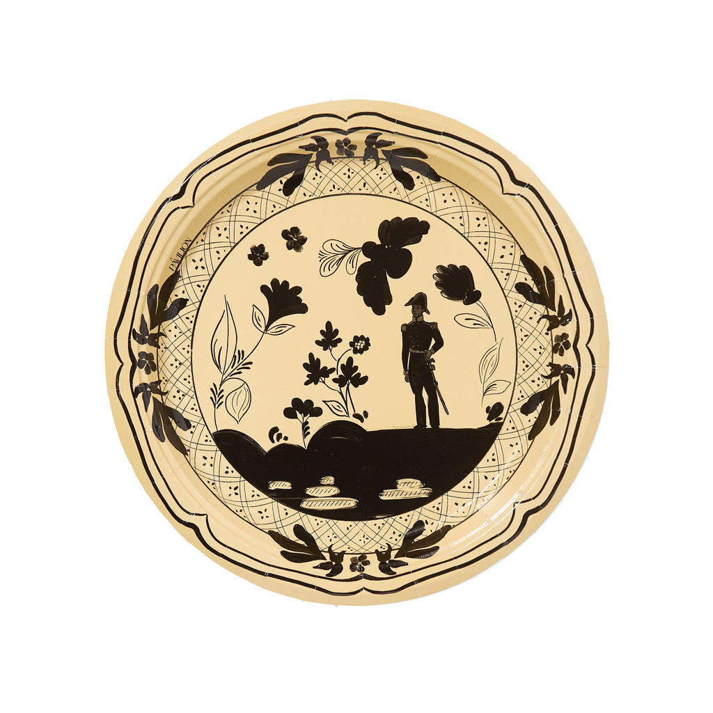 Margretta's Nashville Gentleman Golden Dessert Paper Plates - 8 Pack