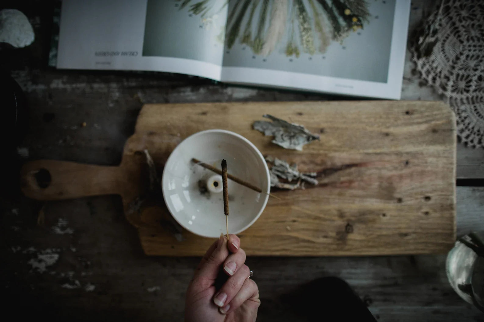 Juniper Incense - Paired with DJ Shadow's Endtroducing
